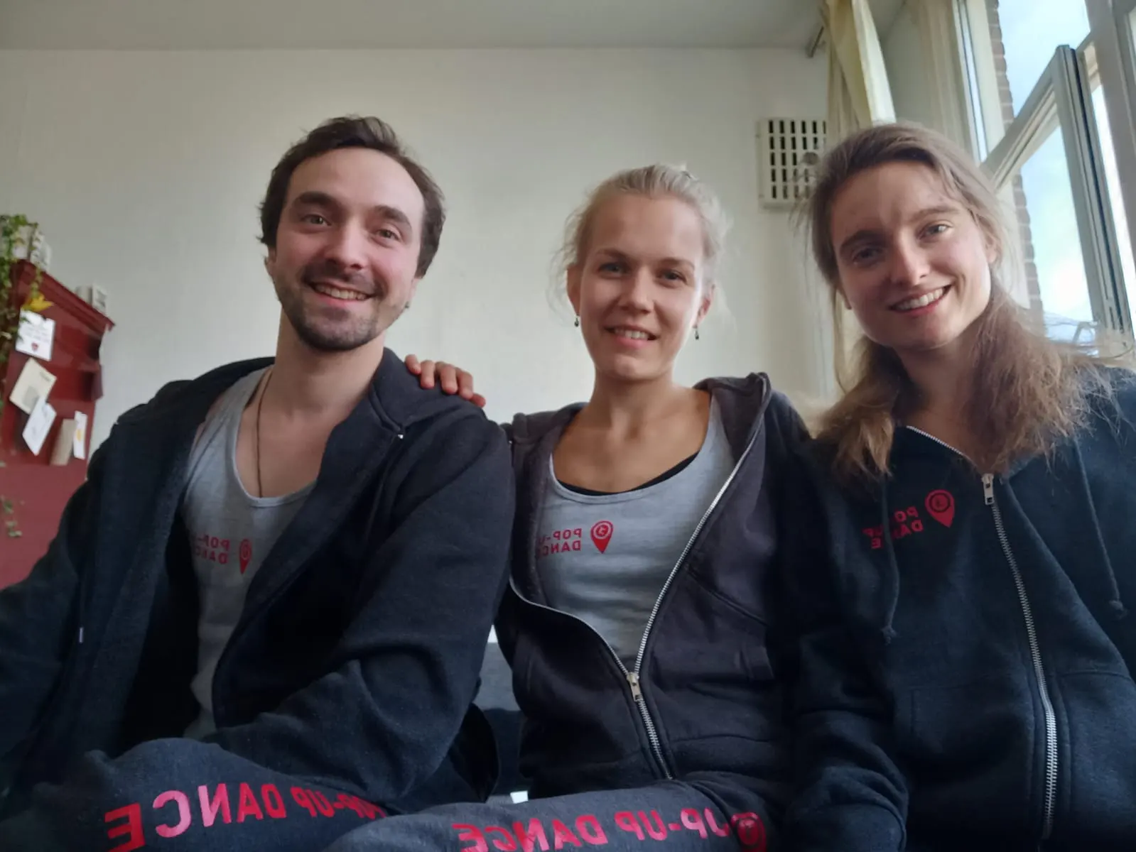 De dansers van Pop-up Dance